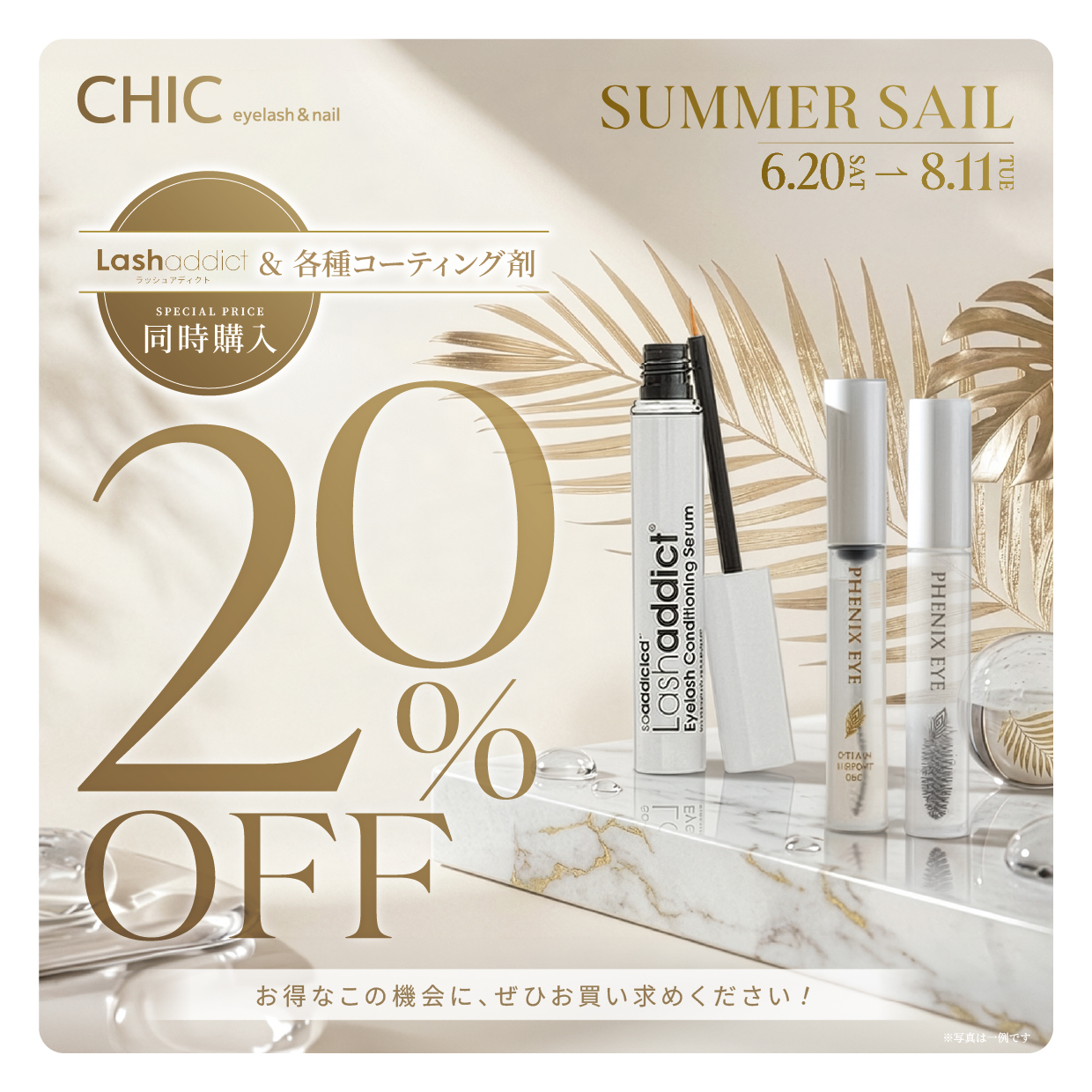 【6月20日～8月11日】 SUMMER SALE開催！